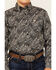 Image #3 - Cinch Boys' Paisley Print Long Sleeve Button-Down Western Shirt, Black, hi-res