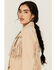 Image #2 - Scully Women's Fringe and Beaded Jacket , Cream, hi-res