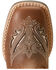 Image #4 - Ariat Toddler Girls' Round Up Bliss Western Boots - Broad Square Toe , Brown, hi-res