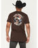 Image #1 - Moonshine Spirit&reg; Men's Tequila Bandito Short Sleeve Graphic T-Shirt, Dark Brown, hi-res