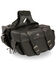 Image #1 - Milwaukee Leather Large Zip-Off Throw Over Saddle Bag, Black, hi-res