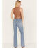 Image #3 - Shyanne Women's Medium Wash Trouser Flare Jeans, Medium Wash, hi-res