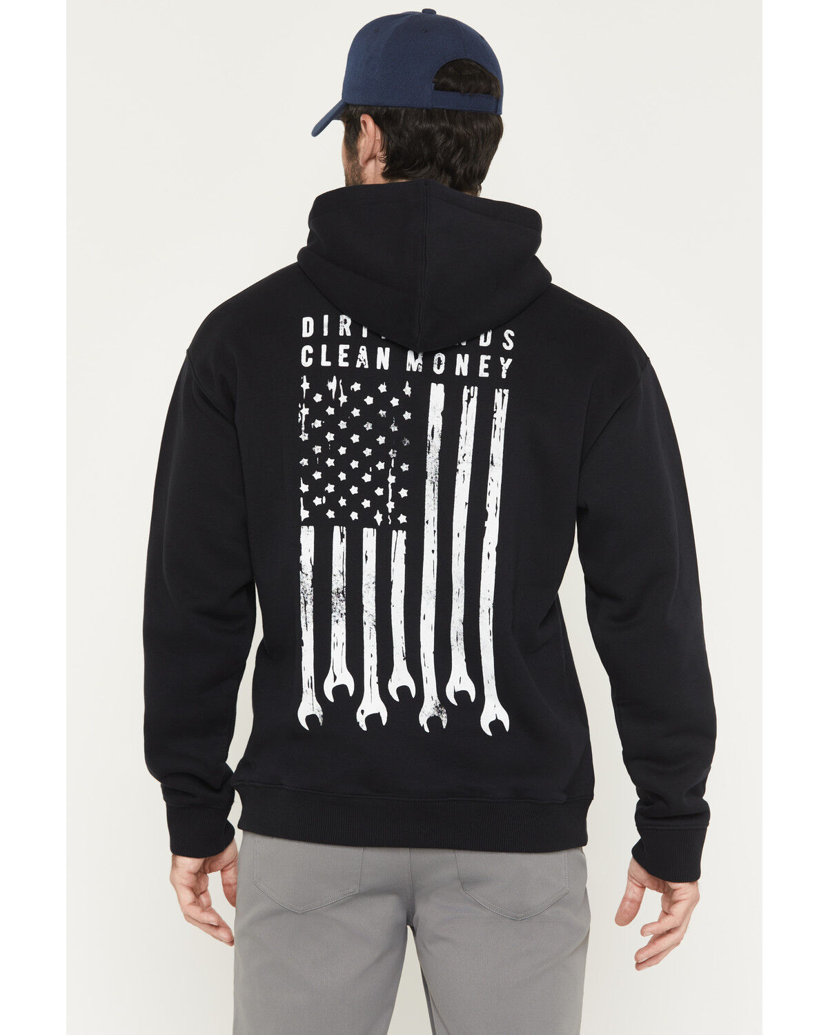 Image #1 - Troll Co Men's DHCM Flagship Hooded Sweatshirt, Black, hi-res