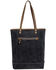 Image #3 - Myra Bag Women's Sooty Specks Canvas & Hair-On Tote, Black, hi-res