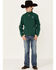 Image #4 - Ariat Boys' Team Mexico Patch Flag Zip-Front Softshell Jacket, Green, hi-res