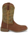 Image #2 - Justin Men's 11" Stampede Canter Western Boots - Broad Square Toe, Brown, hi-res