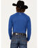 Image #4 - RANK 45&reg; Men's Tornado Solid Performance Long Sleeve T-Shirt, Blue, hi-res