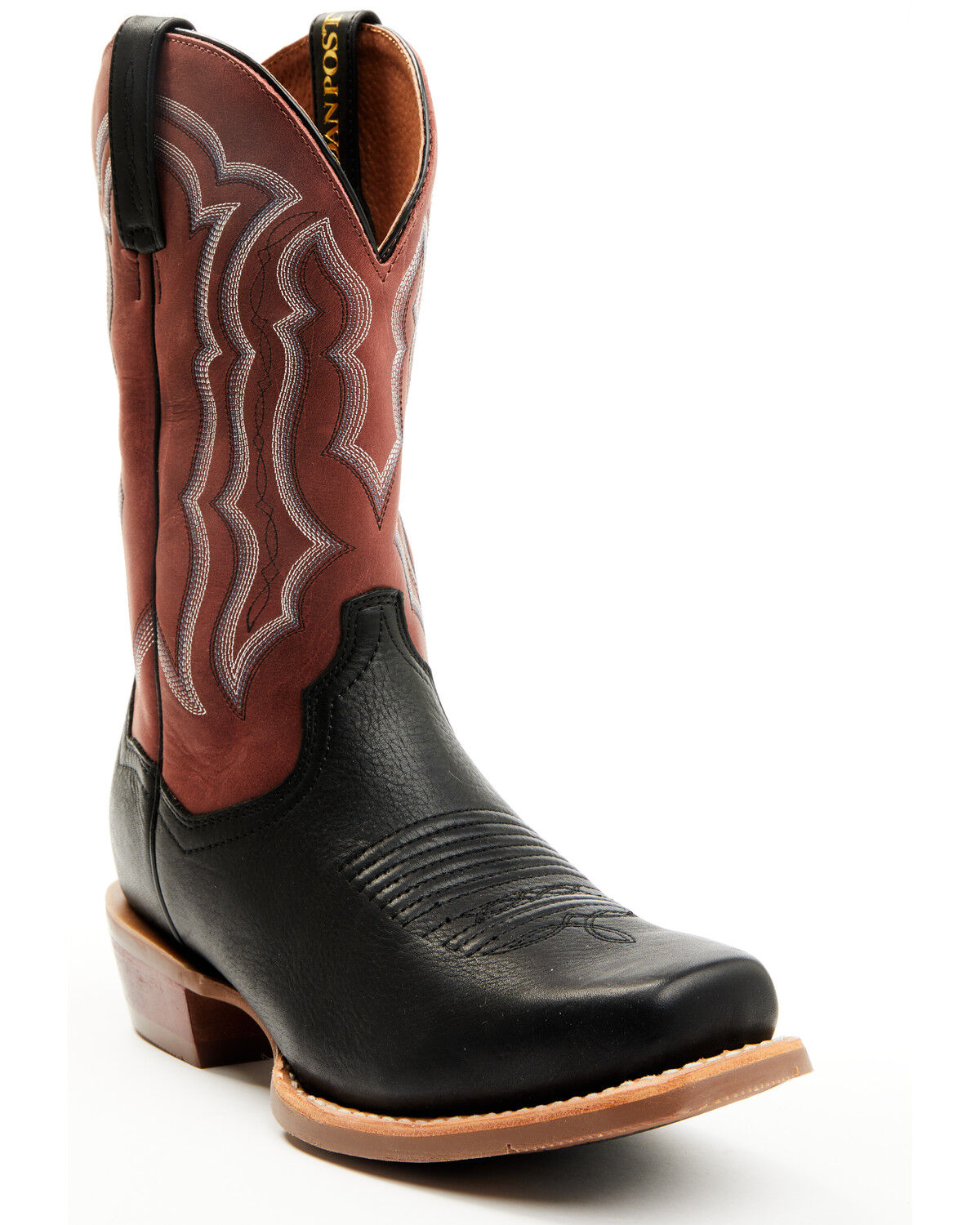 Image #1 - Dan Post Men's Creed Performance Western Boots - Square Boots, Black, hi-res