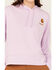 Image #3 - Carhartt Women's Tencel™ Fiber Series Loose Fit Graphic Hoodie, Violet, hi-res