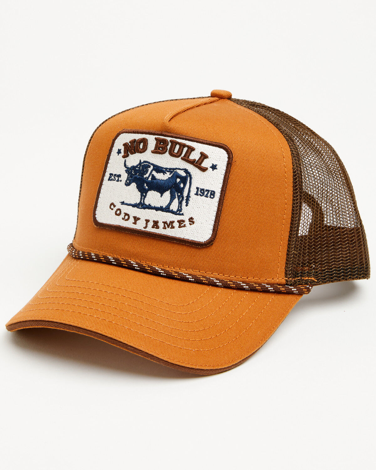 Cody James Men's No Bull Ball Cap, Brown, hi-res