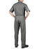 Image #2 - Dickies Short Sleeve Work Coveralls, Grey, hi-res