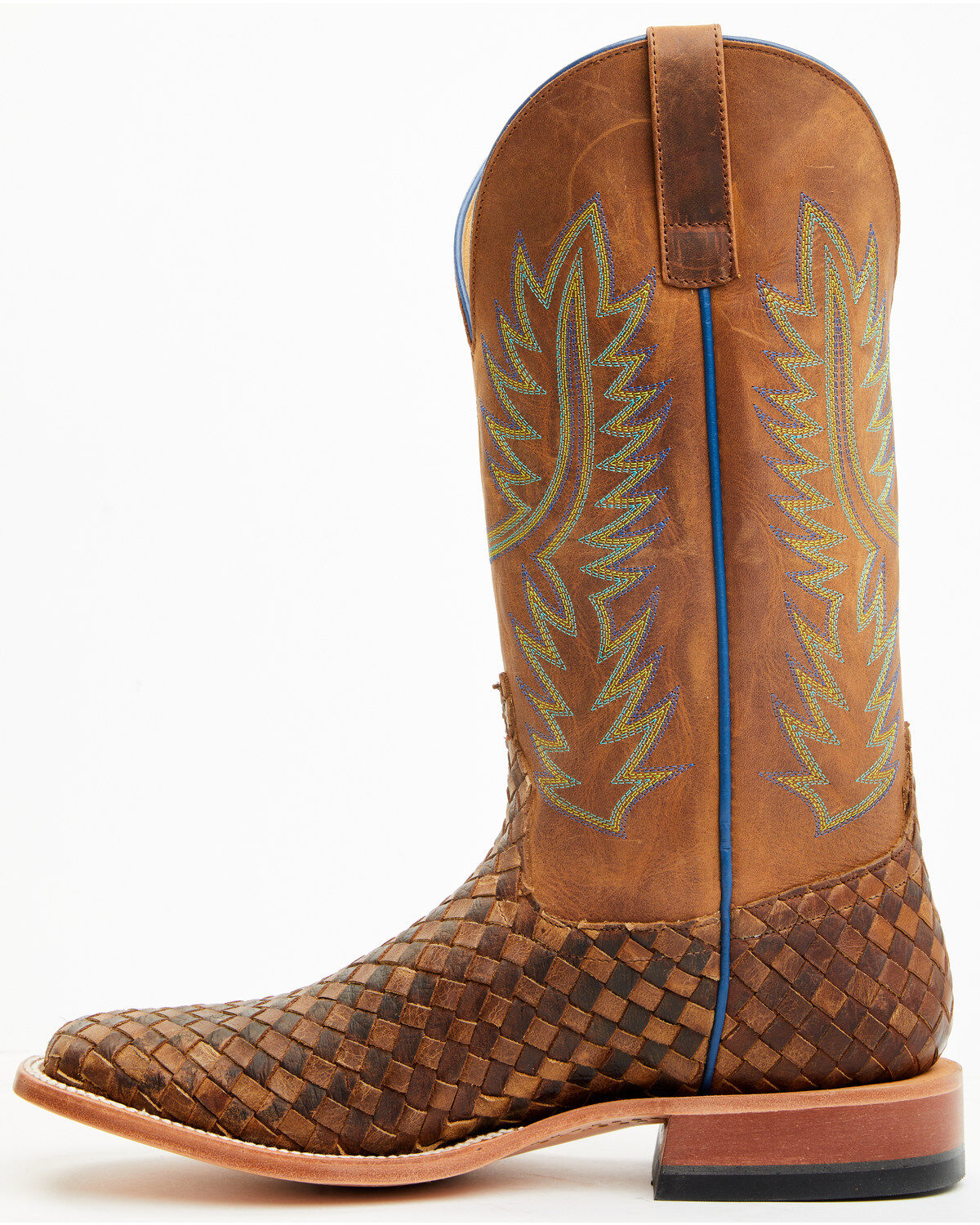 Image #6 - Horse Power Men's Unbeweavable Western Boots - Broad Square Toe, Toast, hi-res