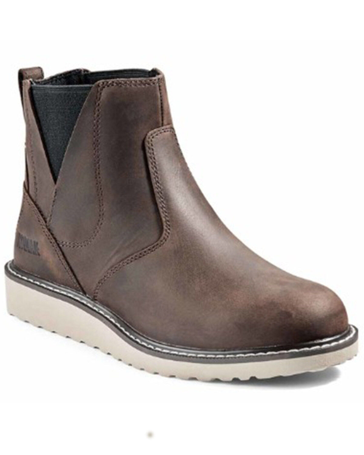 Kodiak Women's 6" Whitton Chelsea Work Boots - Soft Toe, Dark Brown, hi-res