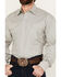 Image #3 - Stetson Men's Geo Print Long Sleeve Pearl Snap Western Shirt, Tan, hi-res