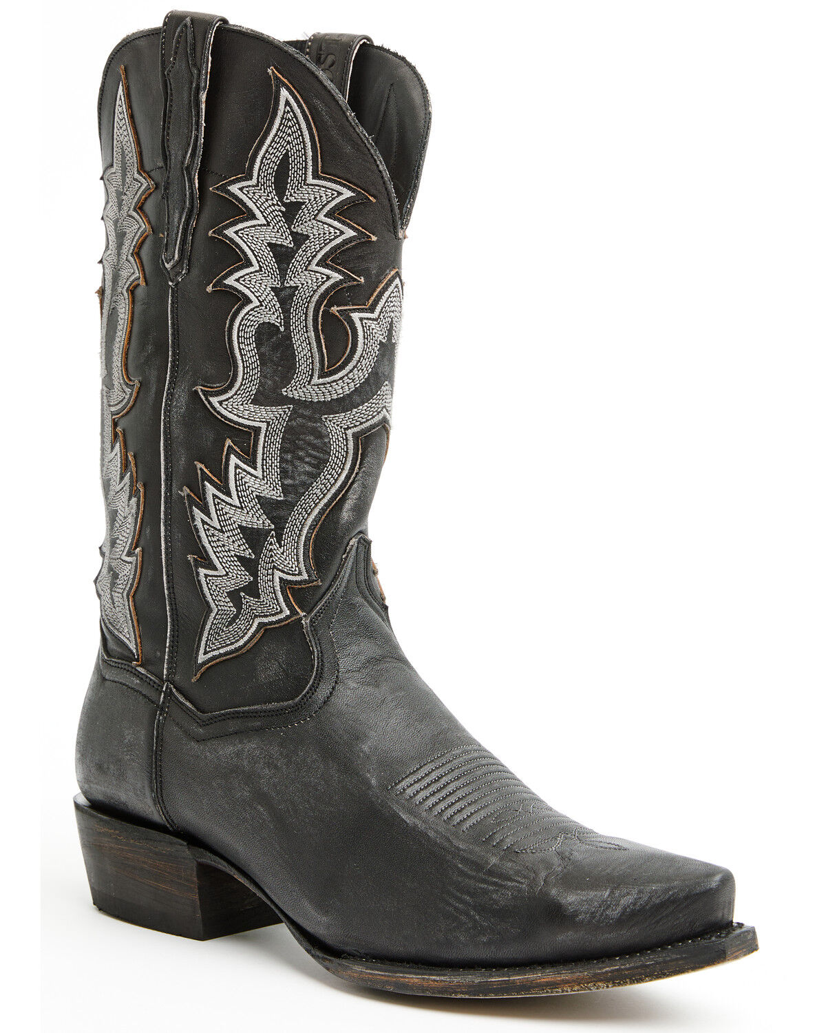 Dan Post Men's Diesel Western Boots - Snip Toe, Black, hi-res