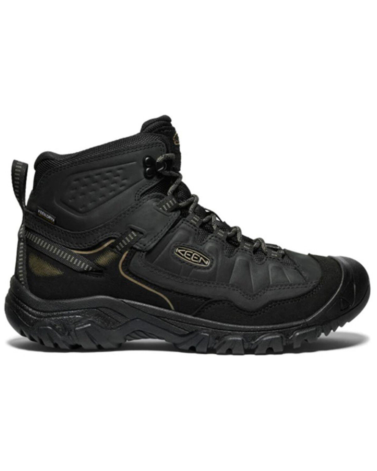 Keen Men's Targhee IV Waterproof Hiking Boots - Soft Toe, Black, hi-res