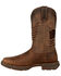 Image #3 - Durango Men's Rebel Brown Flag Western Performance Boots - Square Toe, Brown, hi-res