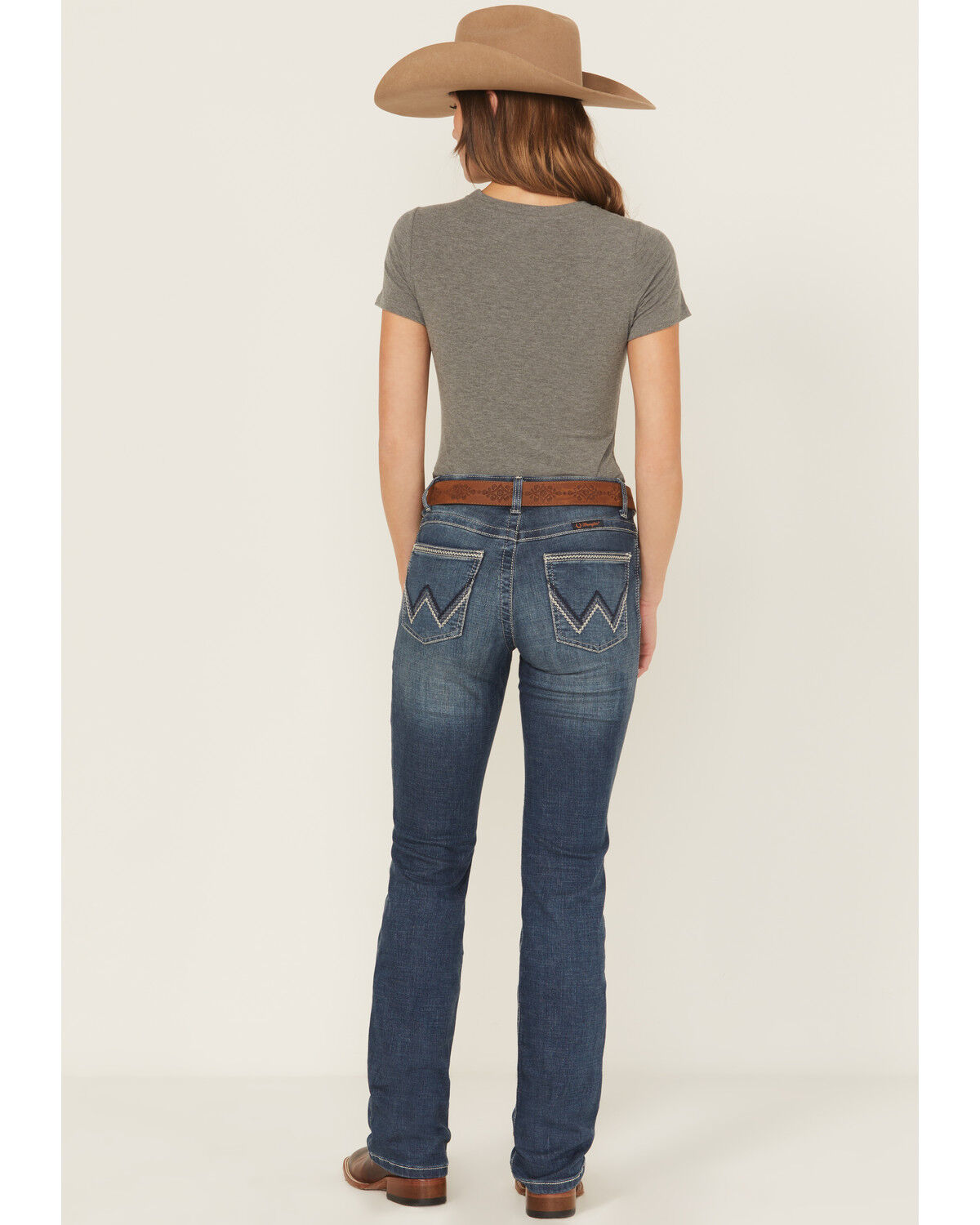 Image #3 - Wrangler Women's Ultimate Riding Willow Lovette Bootcut Jeans, Blue, hi-res