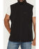 Image #3 - RANK 45&reg; Men's Ralington Softshell Vest, Black, hi-res