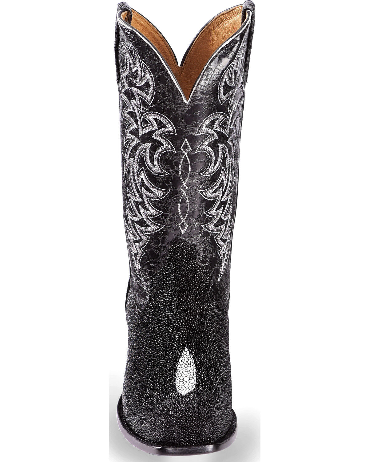 Image #4 - Moonshine Spirit&reg; Men's Stingray Exotic Boots - Square Toe, Black, hi-res