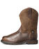 Image #2 - Ariat Men's Groundbreaker Met Guard Western Work Boots - Steel Toe, Brown, hi-res