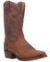 Image #1 - Dan Post Men's 11" Simon Western Boots - Medium Toe, Brown, hi-res