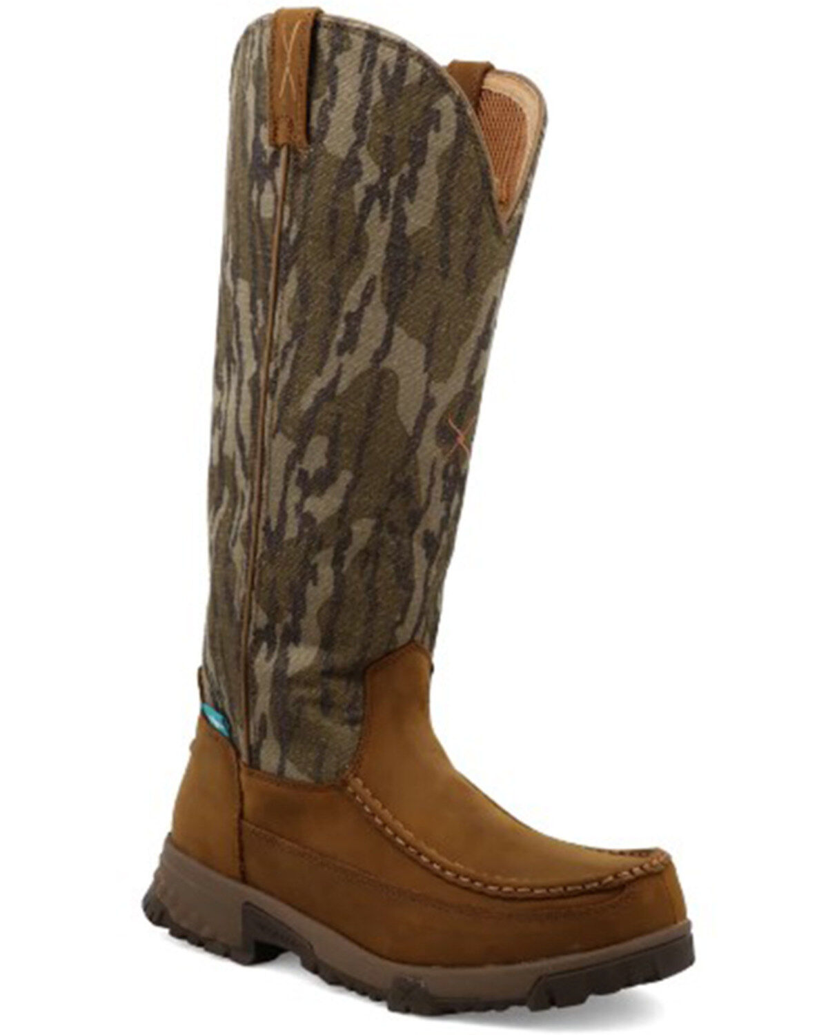 Image #1 - Twisted X Men's 17" Snake Proof Work Boots - Moc Toe, Multi, hi-res