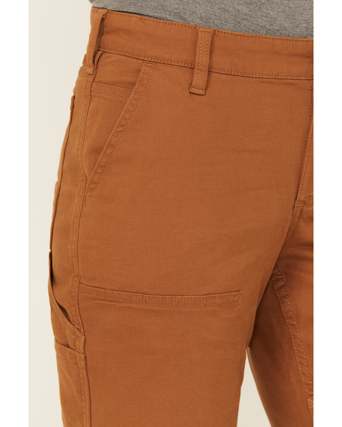 Image #2 - Carhartt Women's Rugged Flex&reg; Double-Knee Relaxed Fit Canvas Work Pants, Brown, hi-res