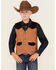 Image #1 - Powder River Outfitters Boys' Corduroy Vest, Camel, hi-res