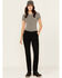 Image #1 - Carhartt Women's Rugged Flex&reg; Relaxed Fit Canvas Work Pants, Black, hi-res
