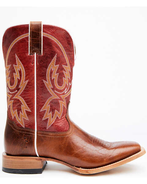 Image #2 - Cody James Men's Camden Western Boots - Broad Square Toe, Red, hi-res