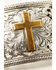 Image #2 - Cody James Men's Filigree Cross Buckle, Silver, hi-res