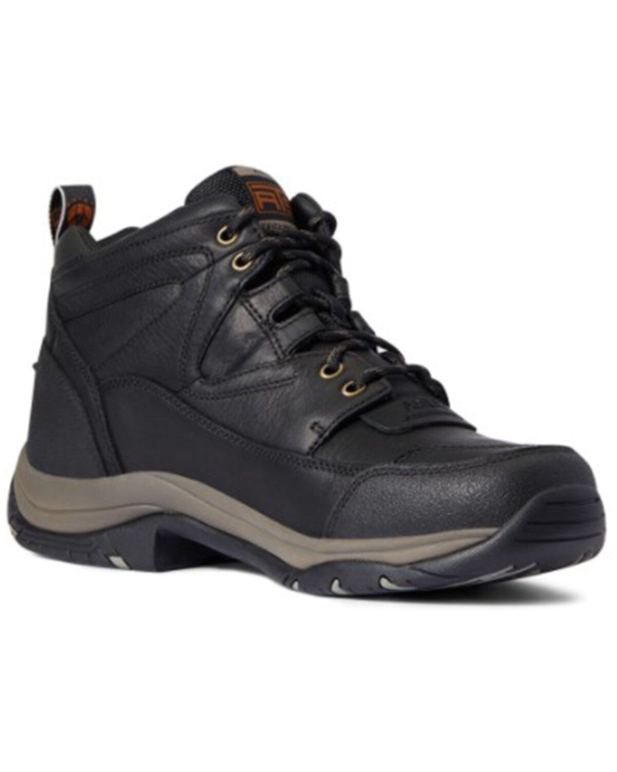 Image #1 - Ariat Men's Terrain Waterproof Hiking Boots - Soft Toe, Black, hi-res