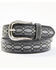Image #1 - Shyanne Women's Embossed & Studded Leather Belt, Black/grey, hi-res