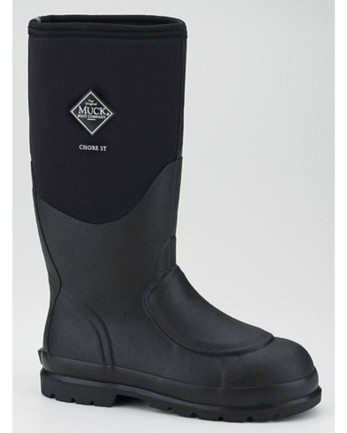 Muck Boots Men's Chore Met Guard Work Boots - Steel Toe, Black, hi-res