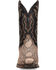 Image #4 - Dan Post Men's Exotic Python Western Boots - Square Toe, Chocolate, hi-res