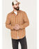 Image #1 - Resistol Men's Welby Plaid Button Down Western Shirt , Lt Brown, hi-res