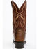 Image #5 - Dan Post Men's Exotic Water Snake Western Boots - Square toe, Chocolate, hi-res