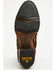 Image #7 - Dan Post Men's Exotic Pirarucu Western Boots - Round Toe, Chocolate, hi-res