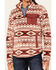 Image #3 - Shyanne Women's Untamed Southwestern Print Micro Fleece 1/4 Zip, Cream, hi-res