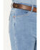 Image #2 - Wrangler Men's 936 Toughlite Medium Wash Cowboy Cut Slim Straight Stretch Denim Jeans, Medium Wash, hi-res