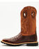 Image #3 - Twisted X Men's Tech X Western Boots - Square Toe, Beige, hi-res