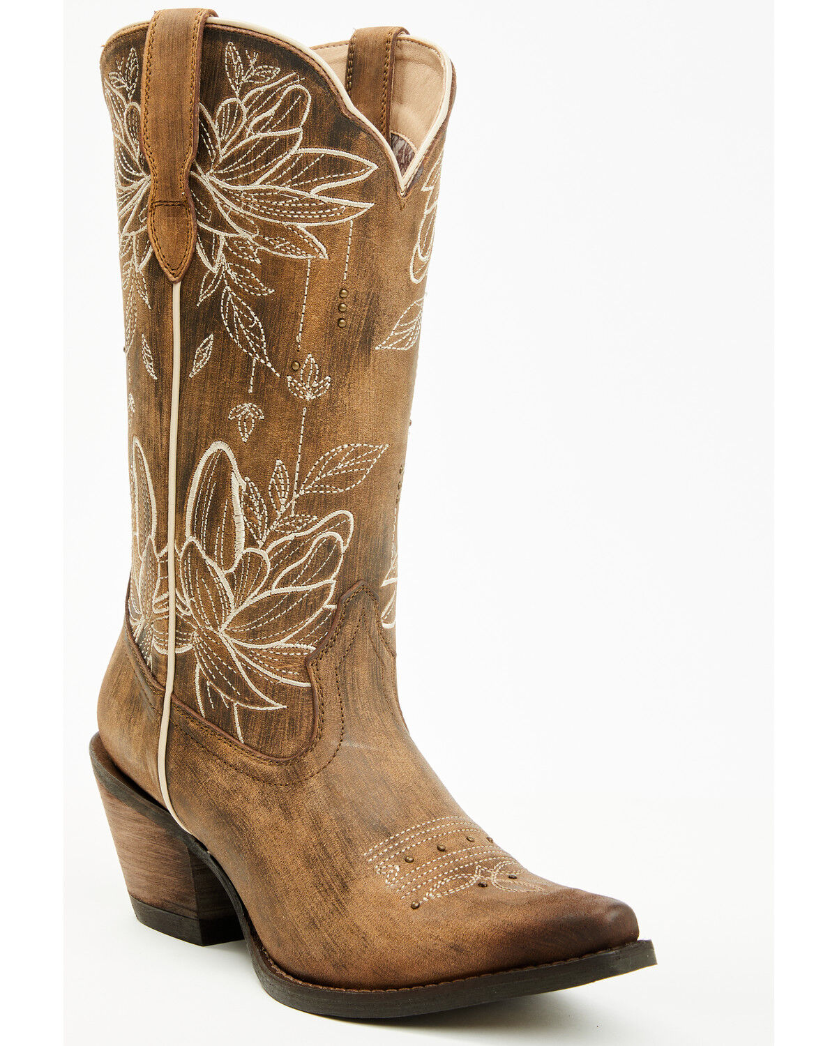 Shyanne Women's Toba Western Boots - Snip Toe, Brown, hi-res