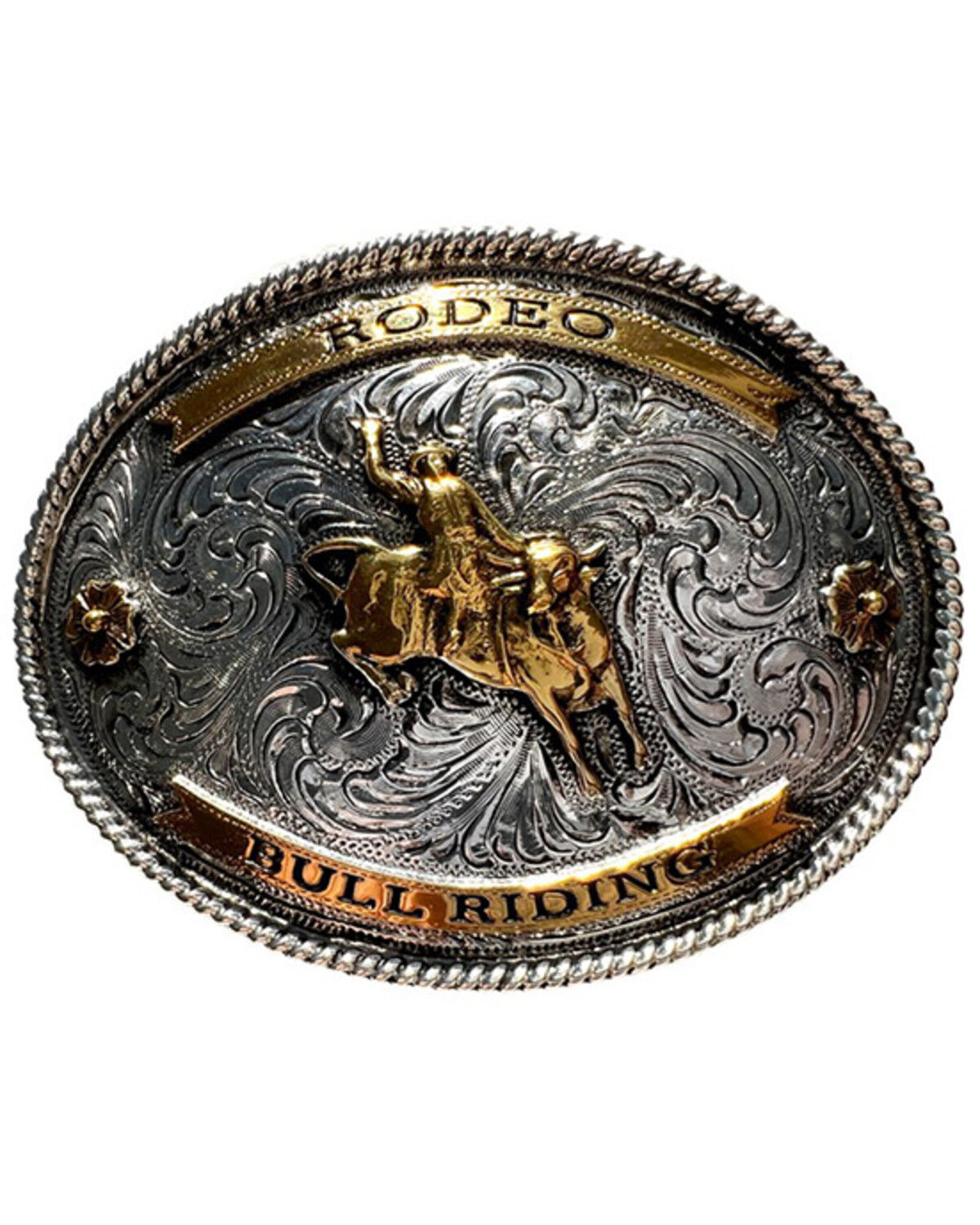 Cody James Men's Rodeo Bull Riding Belt Buckle, Multi, hi-res