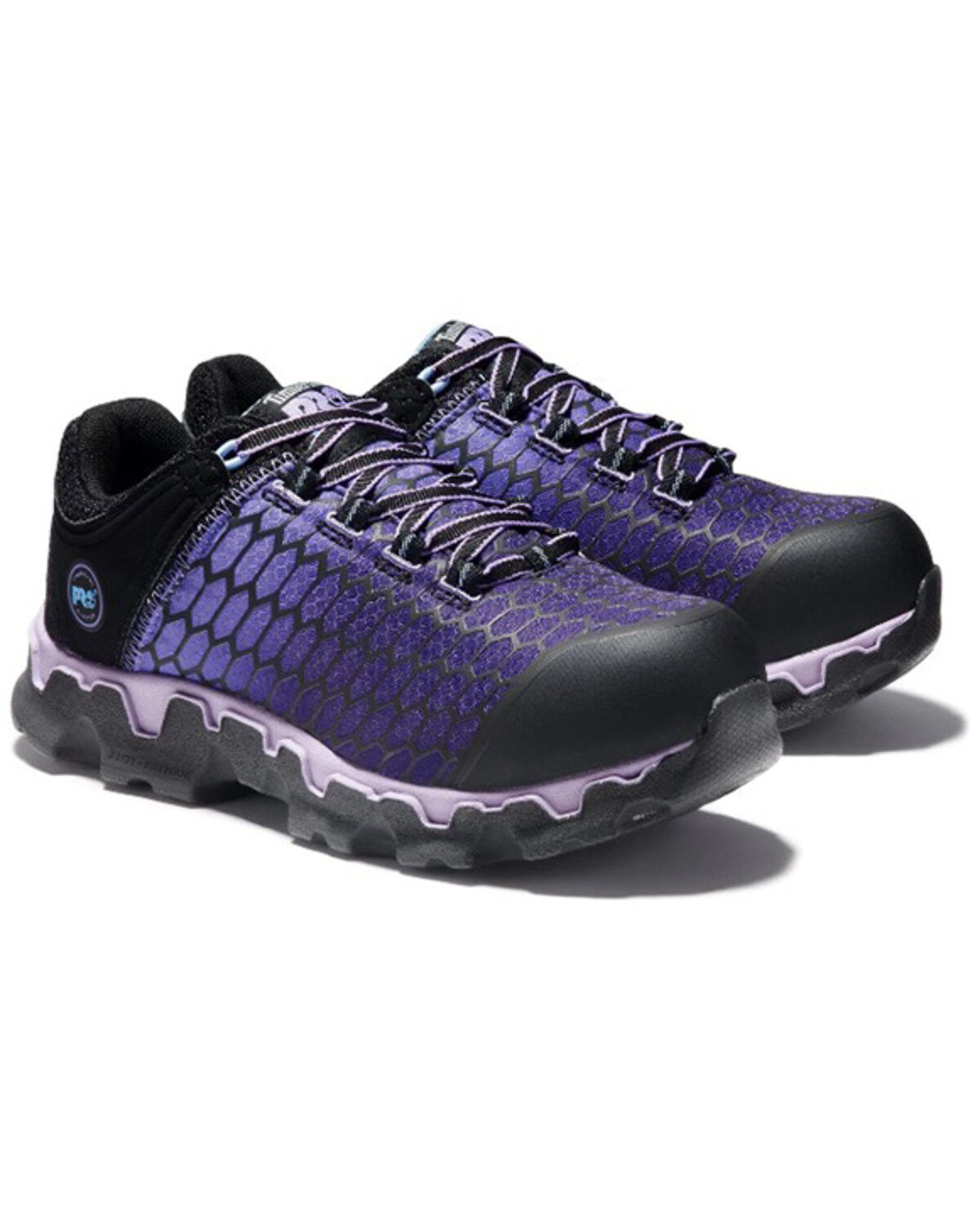 Timberland Women's Powertrain Work Shoes - Alloy Toe, Black, hi-res