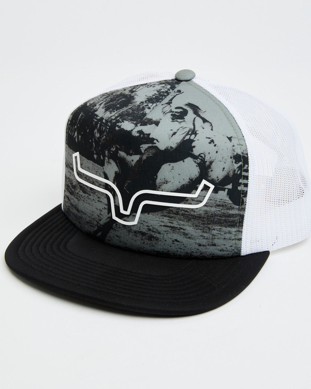 Image #1 - Kimes Ranch Men's Whalen Trucker Cap, Black, hi-res