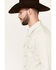 Image #2 - Moonshine Spirit&reg; Men's Uptown Geo Dobby Striped Print Long Sleeve Snap Western Shirt, Cream, hi-res