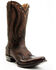 Image #1 - Corral Men's Embellished Overlay Western Boots - Snip Toe , Chocolate, hi-res