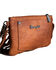 Image #1 - Wrangler Women's Vintage Floral Tooled Fringe Crossbody Bag , Brown, hi-res