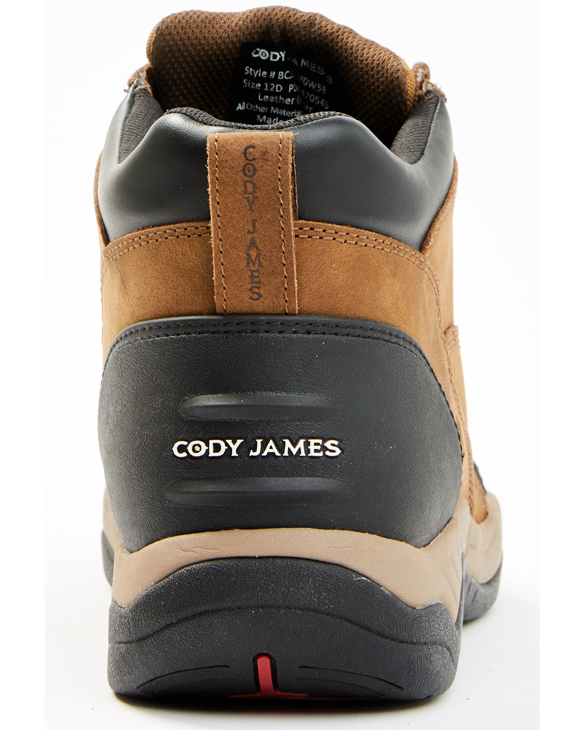 Image #5 - Cody James Men's 5" Endurance Soft Song Shin Buff Lace-Up Work Boots - Soft Toe, Tan, hi-res